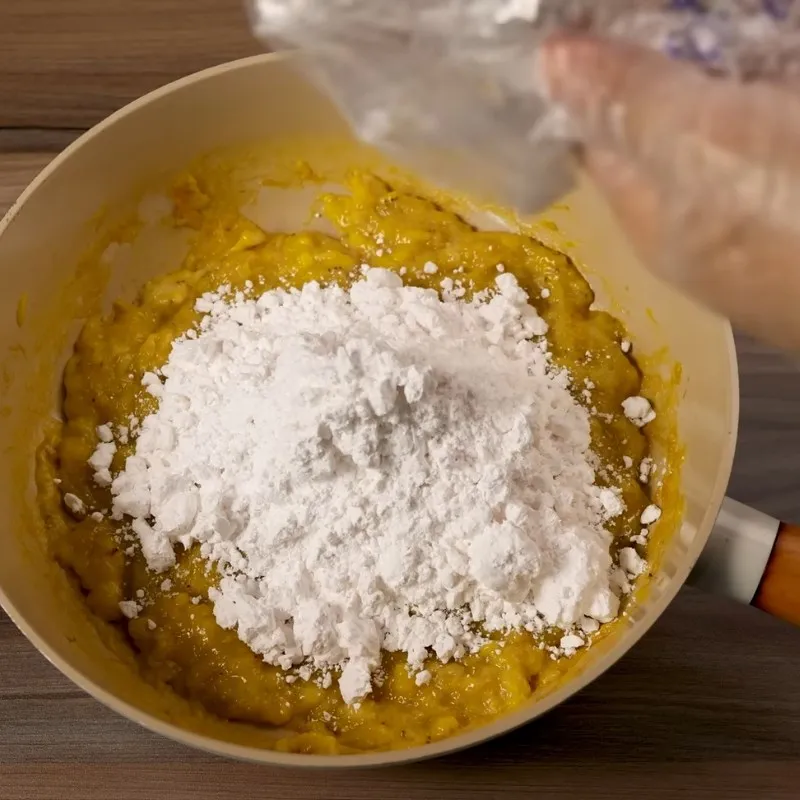 Bước 3 Vo viên chè chuối Chè chuối viên