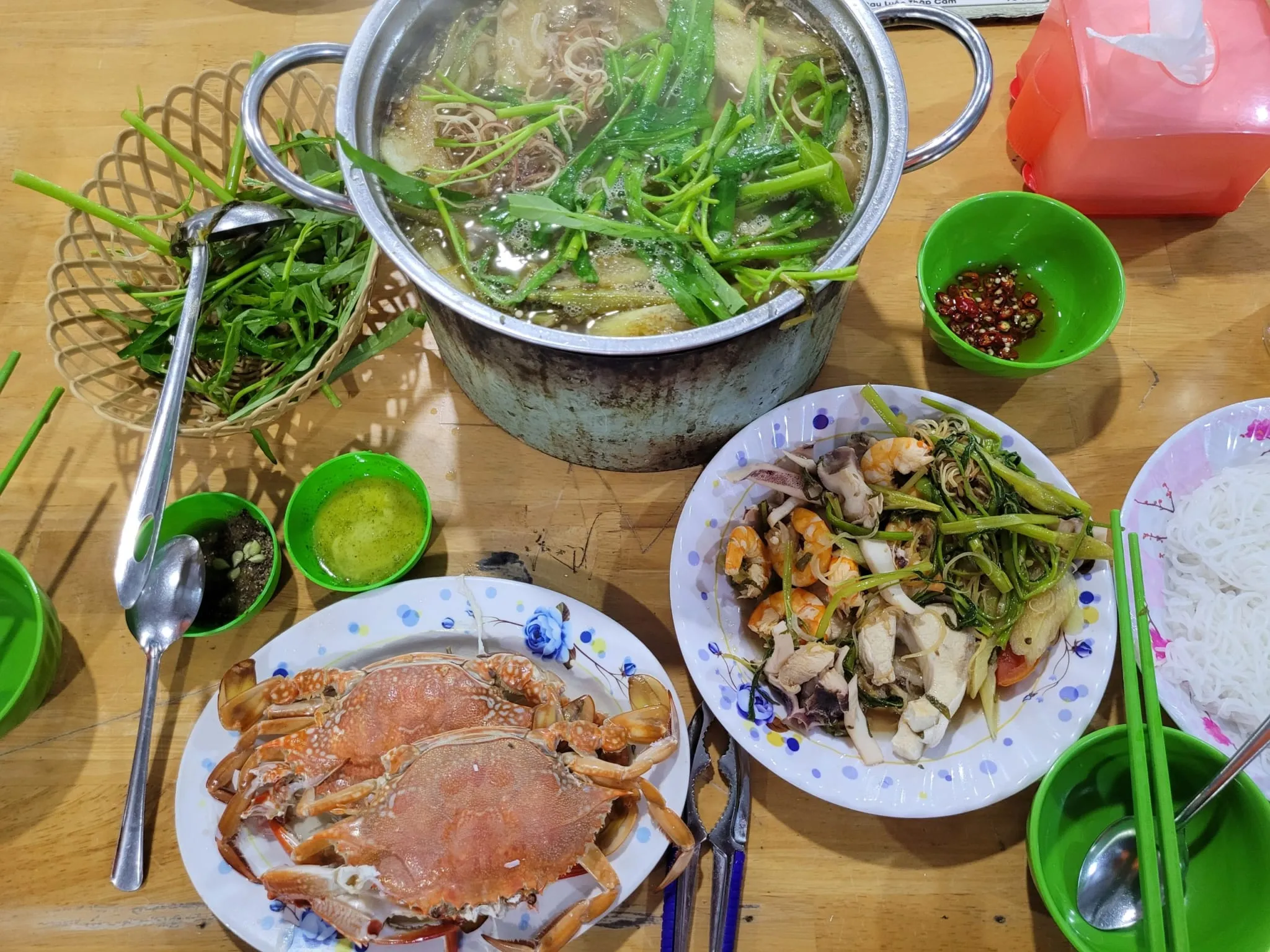 Vựa hải sản Mỹ Lệ 2 với không gian rộng rãi