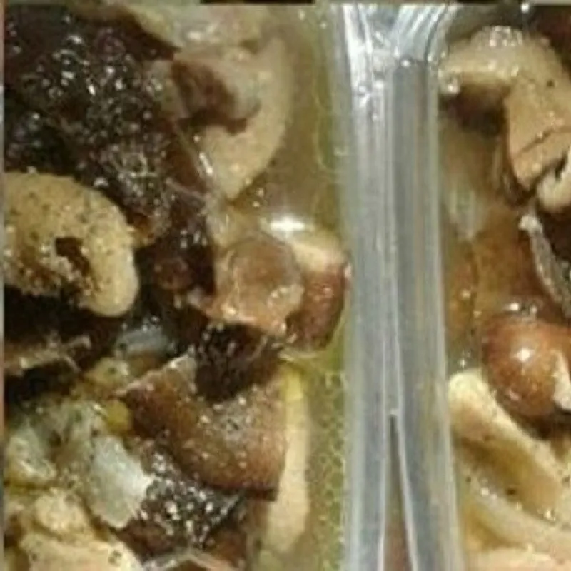 Xào nấu nguyên liệu gà nấu đông da heo