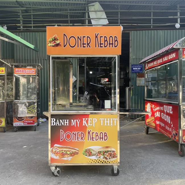 Dòng xe bánh mì 1m nhỏ gọn cho không gian hẹp