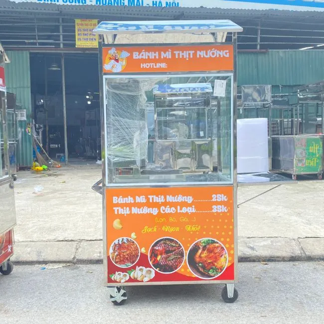 Thiết kế xe bánh mì hiện đại góp phần nâng tầm giá trị thương hiệu