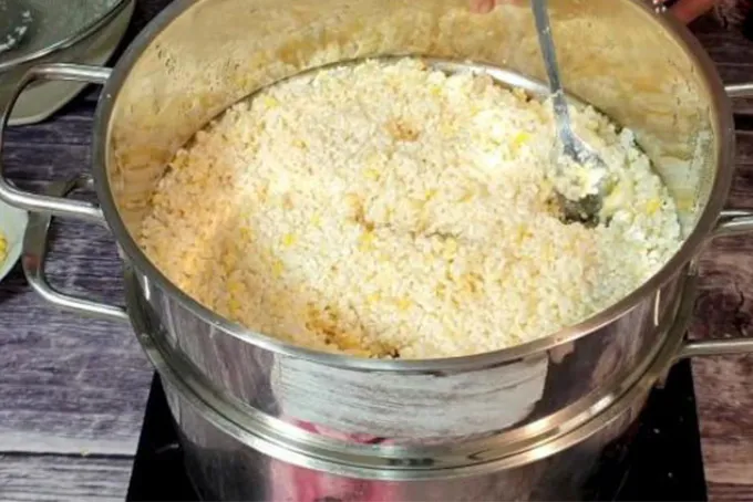 Hấp xôi đậu xanh