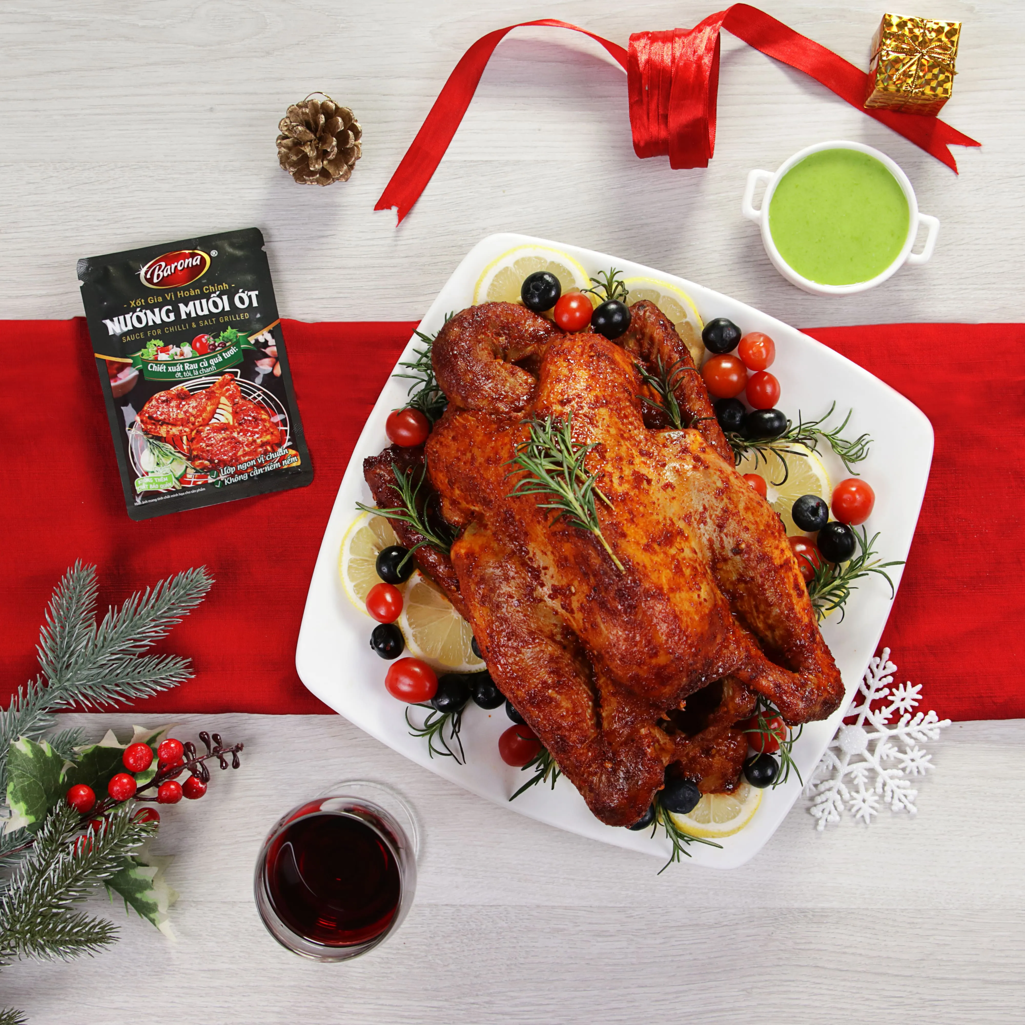 Xốt Gia Vị Hoàn Chỉnh Barona - Nướng Muối Ớt