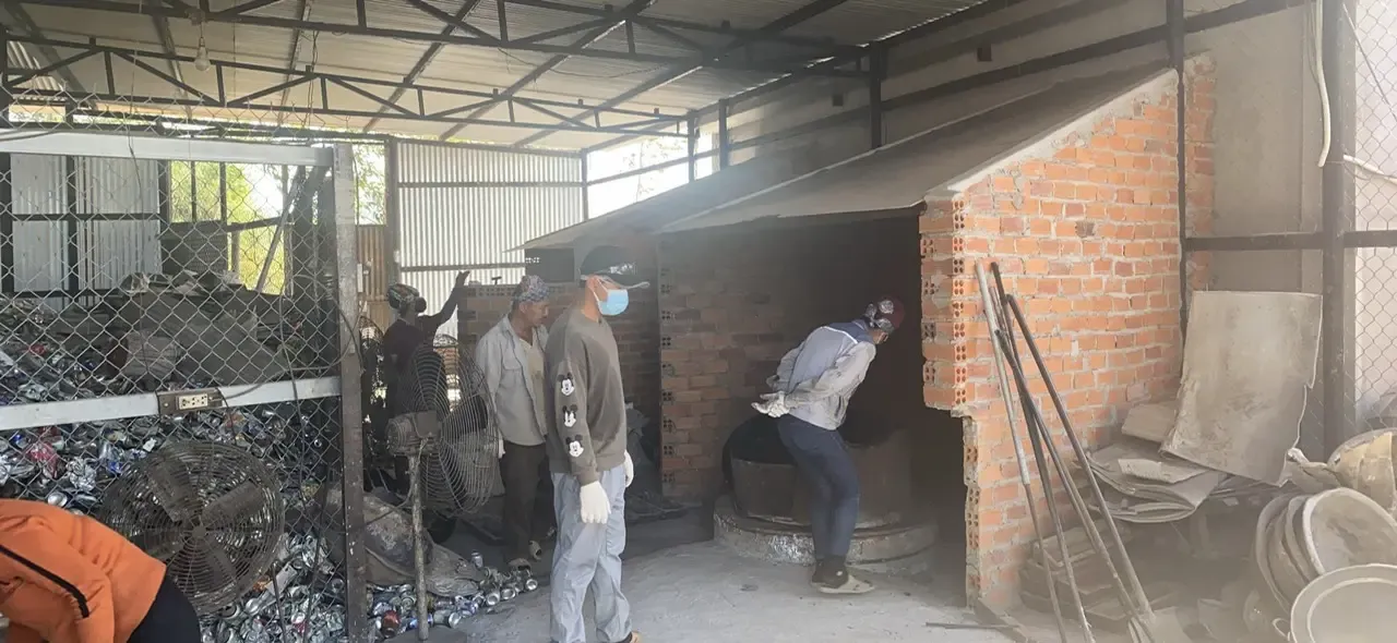 Làm sạch nhôm phế liệu