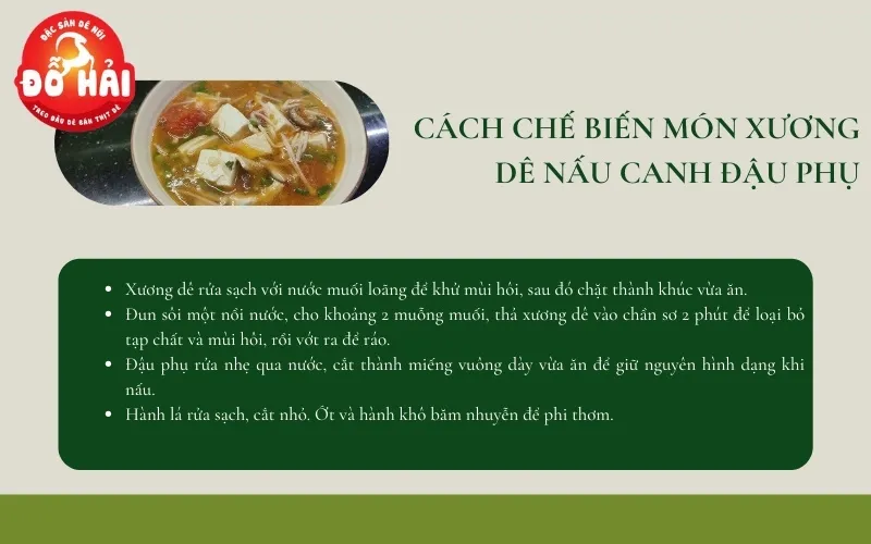 Xương dê nấu gì ngon với thực đơn đa dạng tại nhà hàng