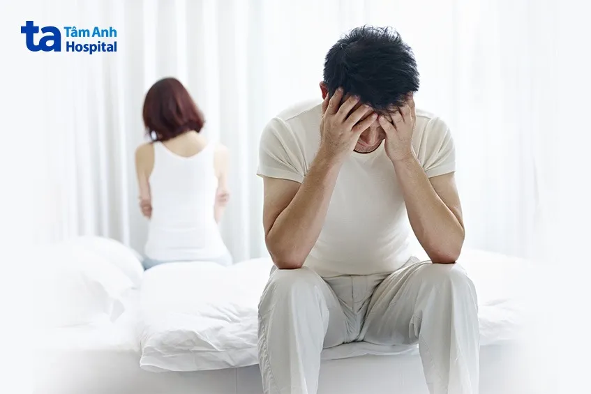 Yếu sinh lý gây ra nhiều hệ lụy cho đời sống tinh thần của phái mạnh