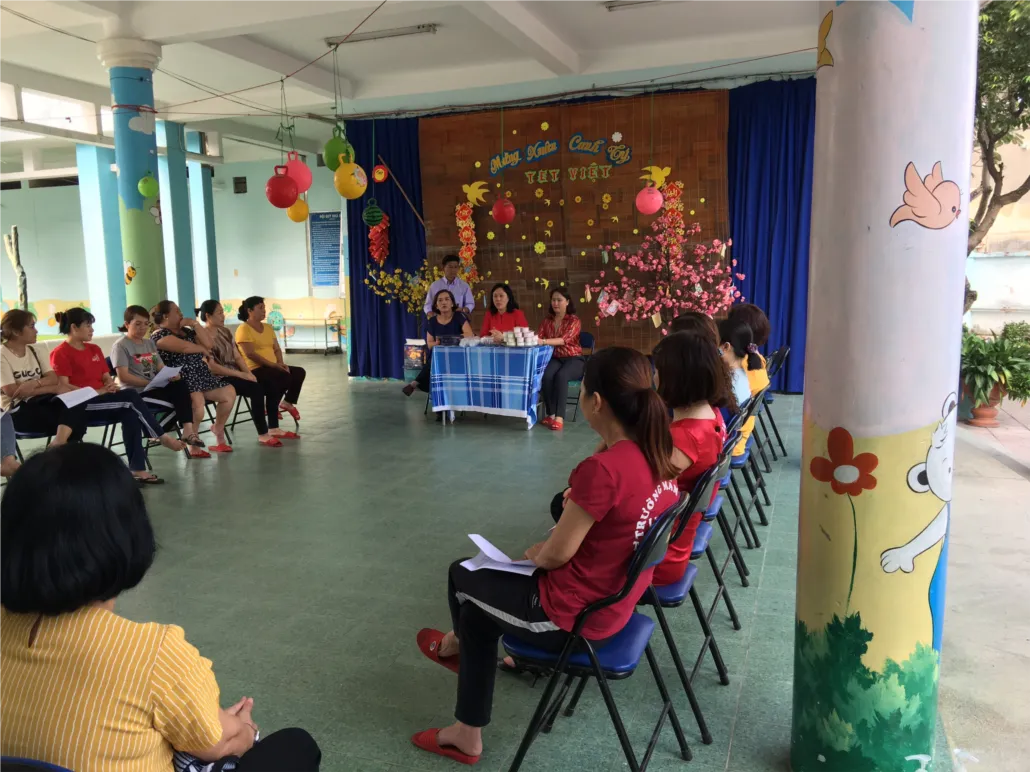 Họp mặt đầu năm xuân 2026 tại trường mầm non