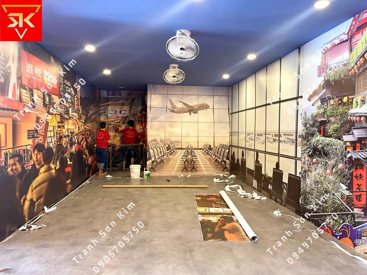 Tranh điêu khắc cá chép 3D