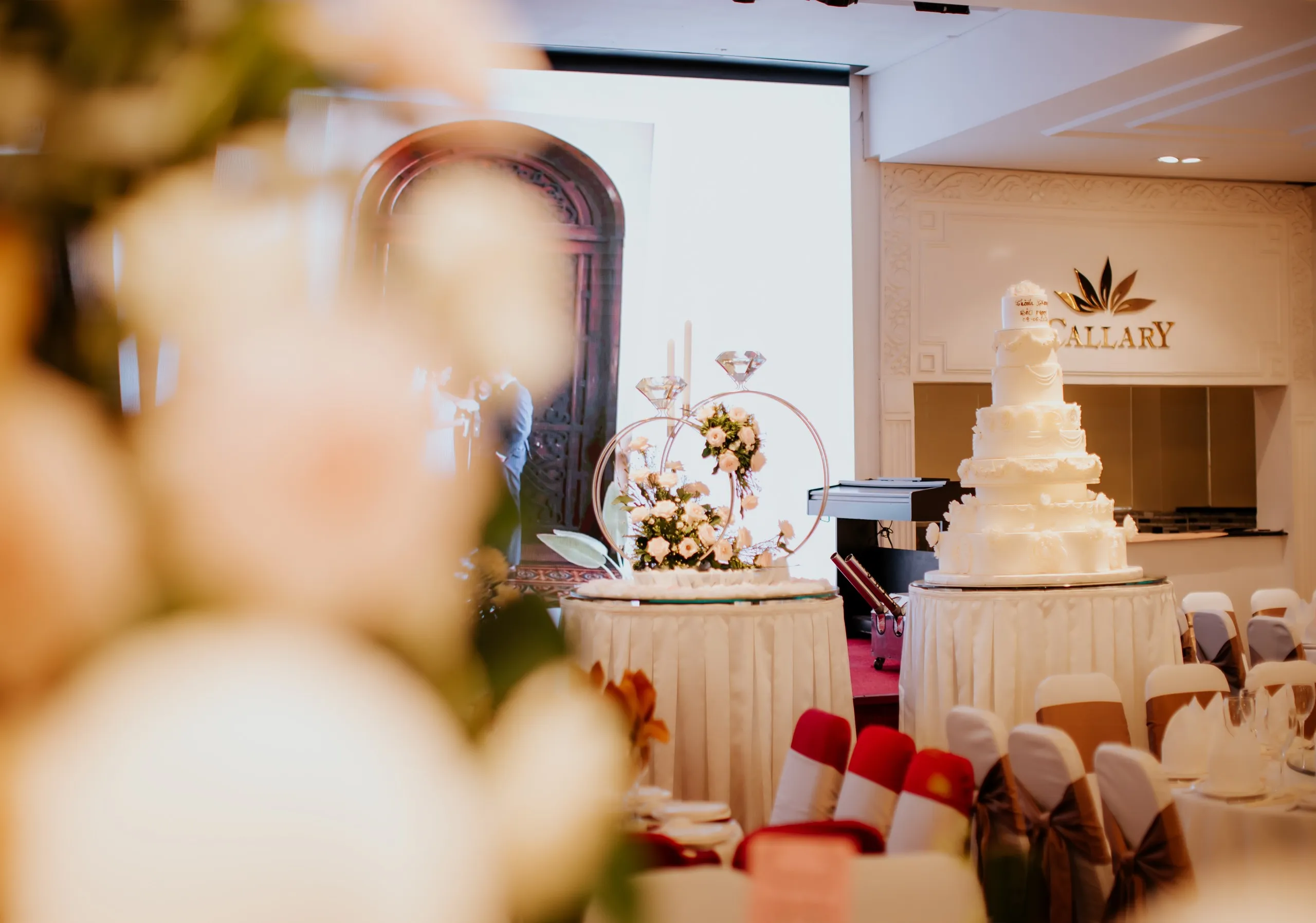 Chương trình lễ cưới được thiết kế bài bản và đầy cảm xúc