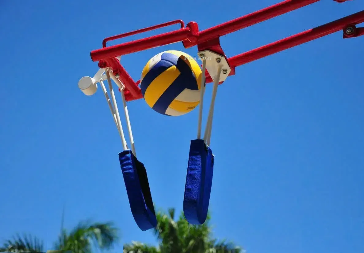 Dụng cụ tập đập bóng chuyền với khung thép chắc chắn và hệ thống điều chỉnh độ cao linh hoạt