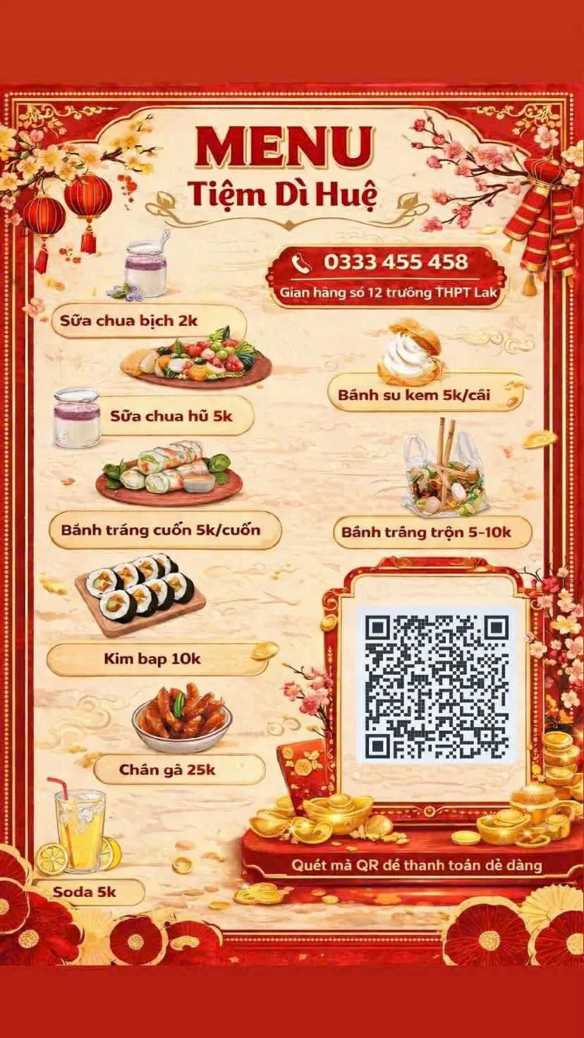 Sự sáng tạo trong việc đặt tên món ăn trên menu ẩm thực